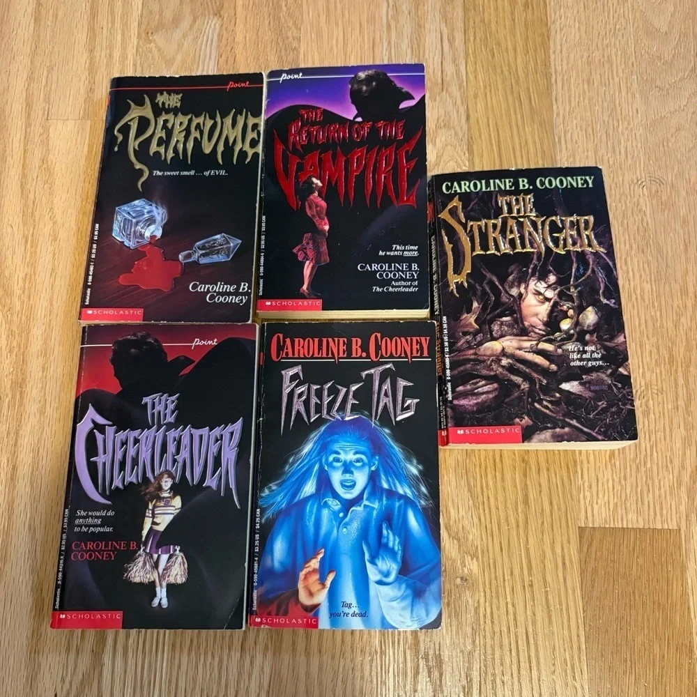 Caroline B. Cooney Young Adult Horror Paperback Bundle Vintage Scholastic Freeze